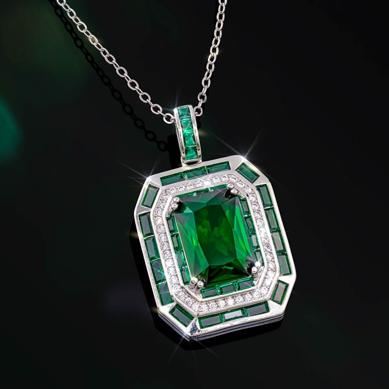 Hypnotic Absinthe DiamondAura Necklace